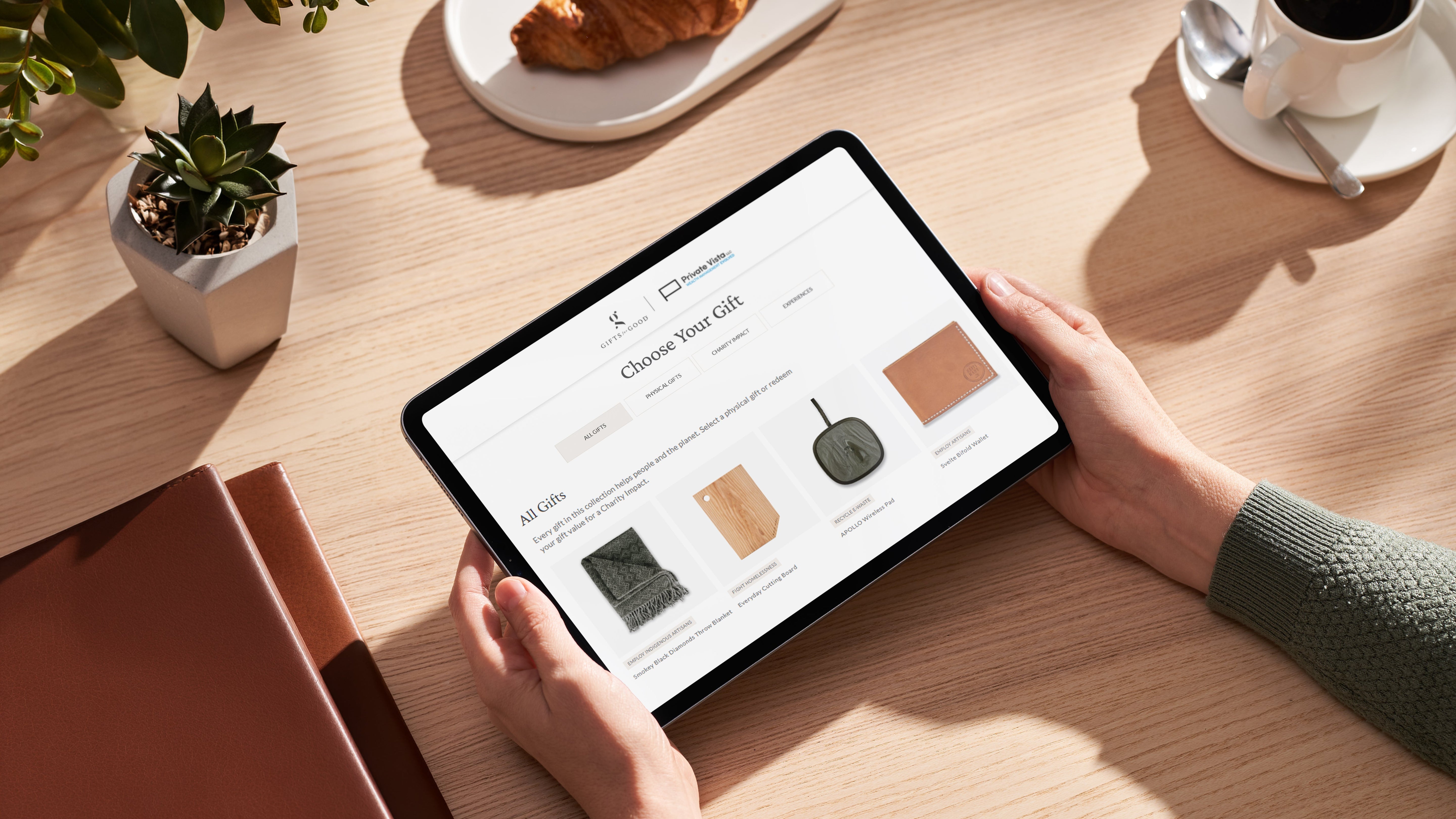Client gifting that gives back: how Private Vista reimagined year-end appreciation