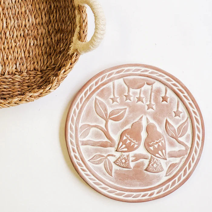 Bread Warmer & Basket Round Gift Set