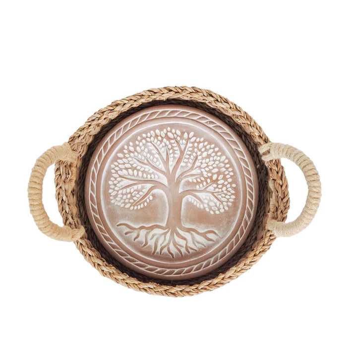 Bread Warmer & Basket Round Gift Set