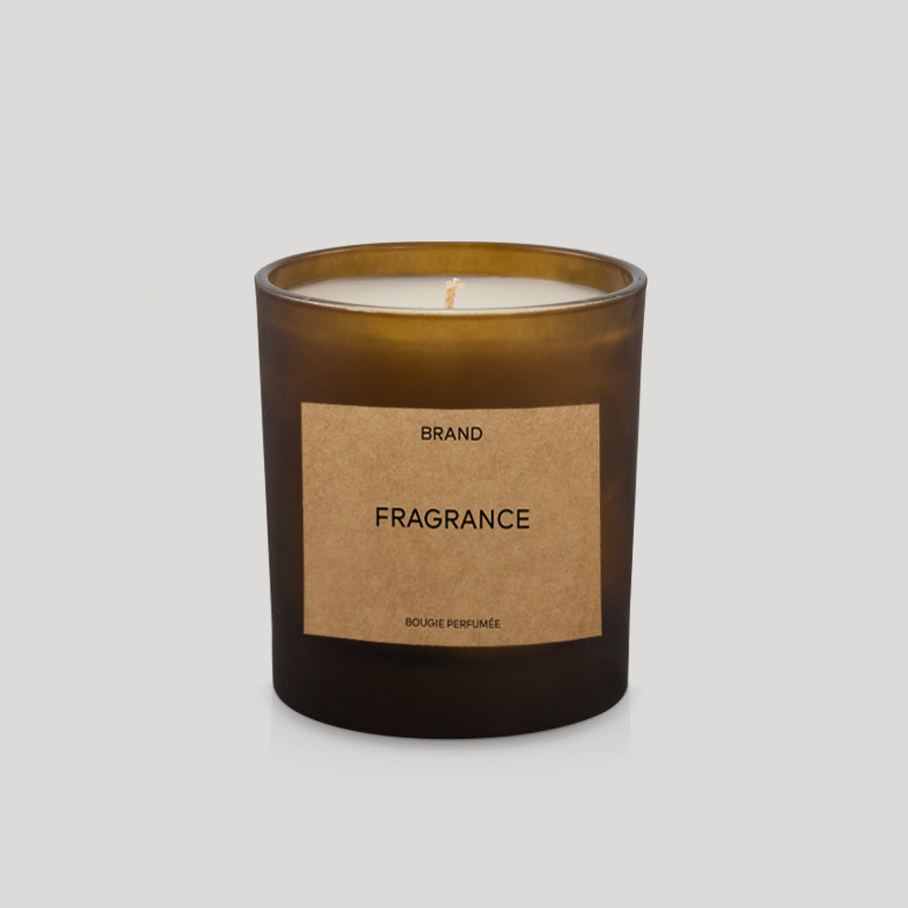 Hand Poured Boxed Custom Candle (Satin Collection)