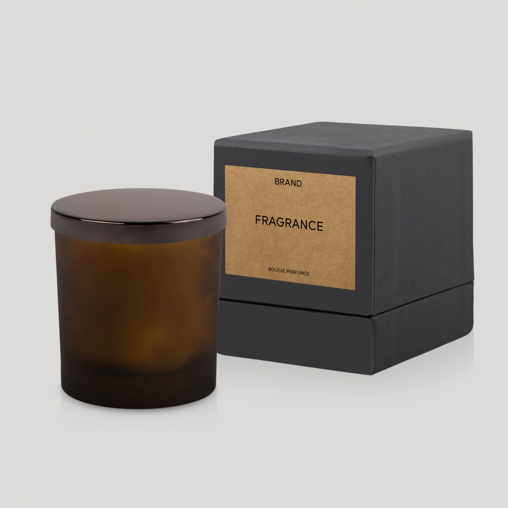 Hand Poured Boxed Custom Candle (Satin Collection)