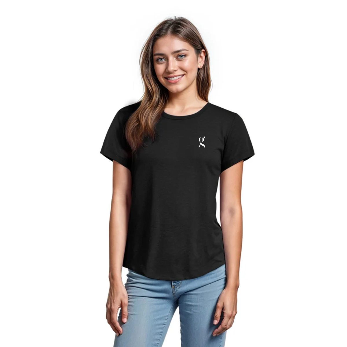Allmade Women's Relaxed Tri-Blend Scoop Neck Tee