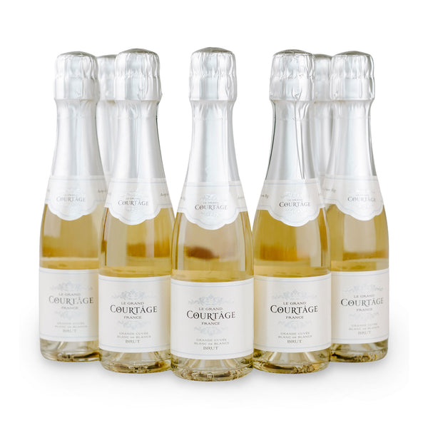 Brut Small Champagne Bottles in packs of 12 or 24