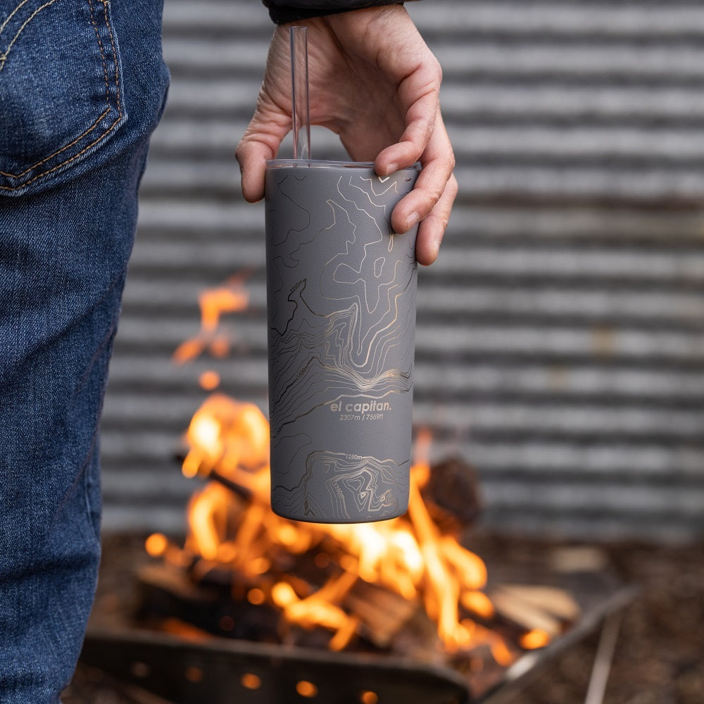 Home Town Map 16 oz Insulated Coffee Tumbler - set of 2