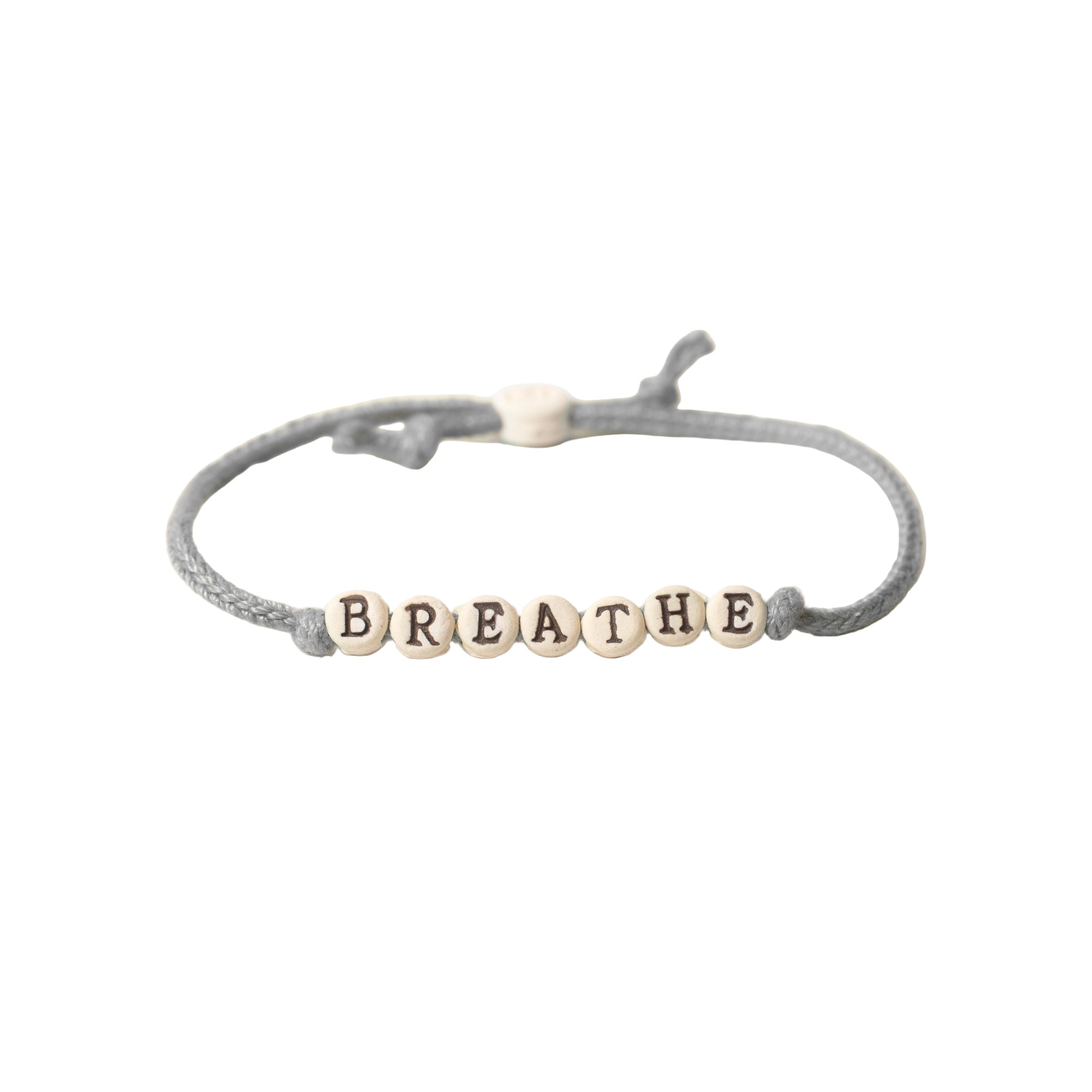 Breathe Friendship Bracelet on Hand-woven Cord