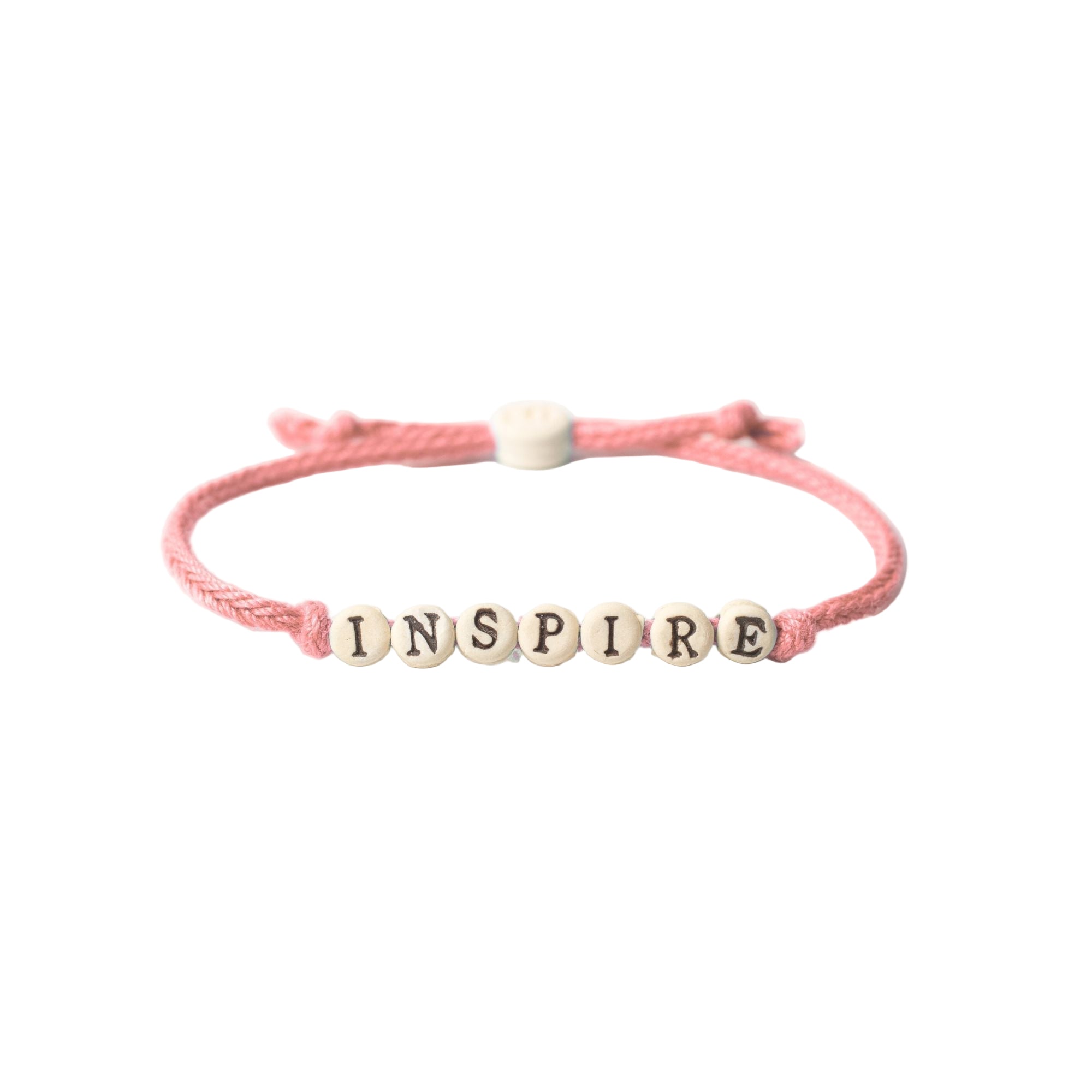 Inspire Friendship Bracelet on Hand-woven Cord