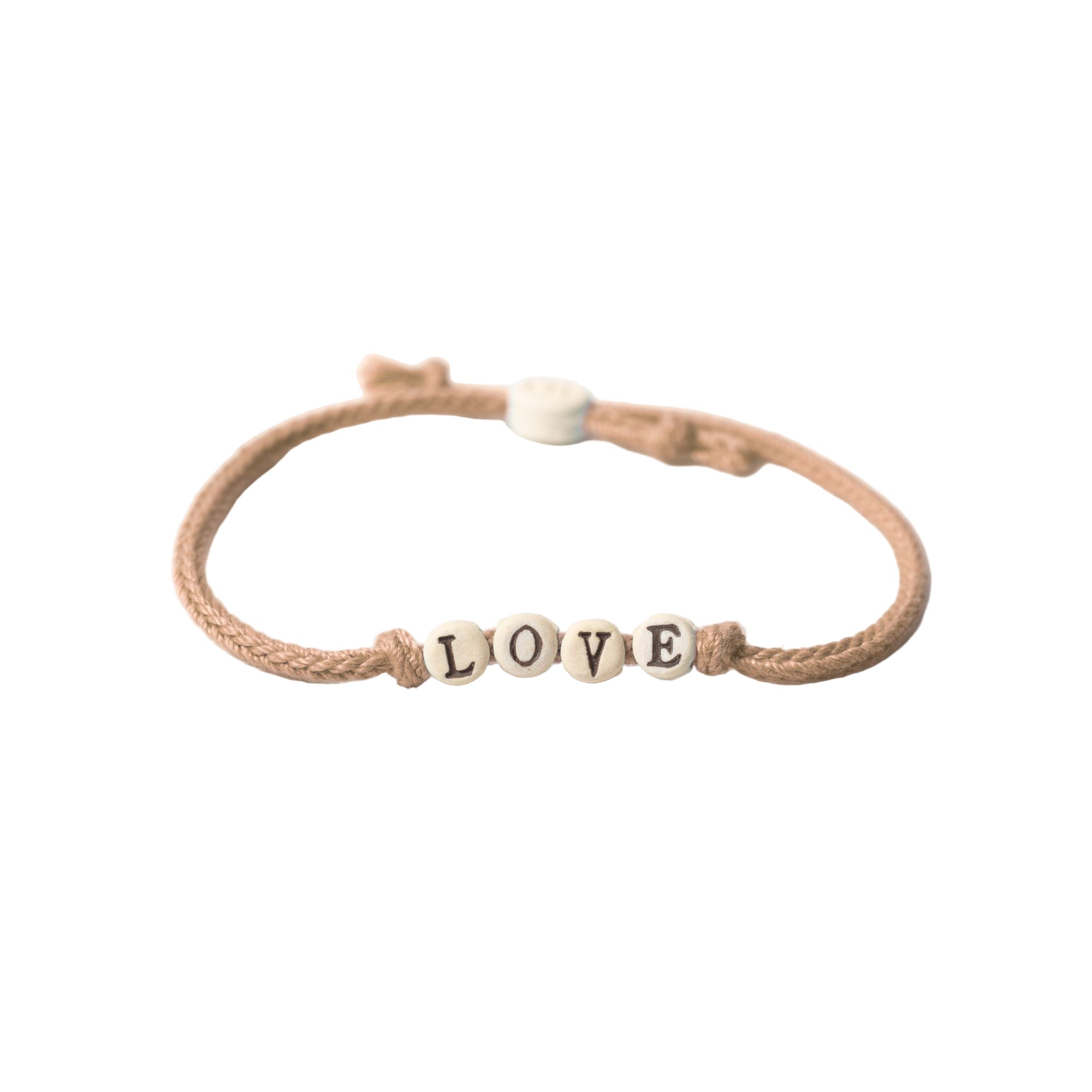 Love Friendship Bracelet on Hand-woven Cord