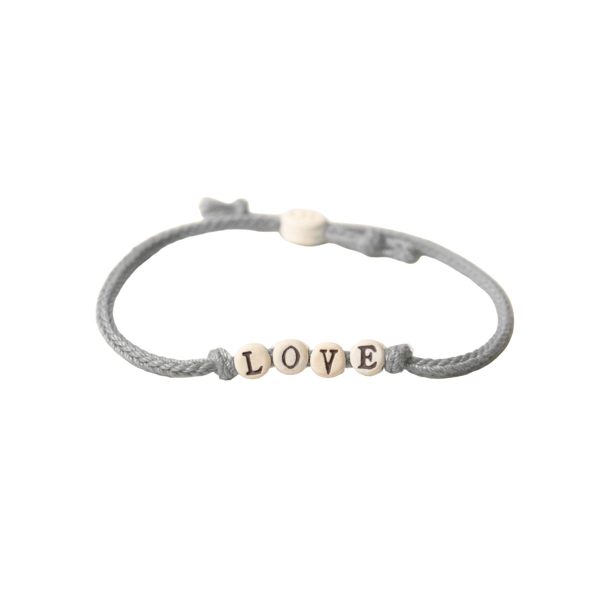 Love Friendship Bracelet on Hand-woven Cord