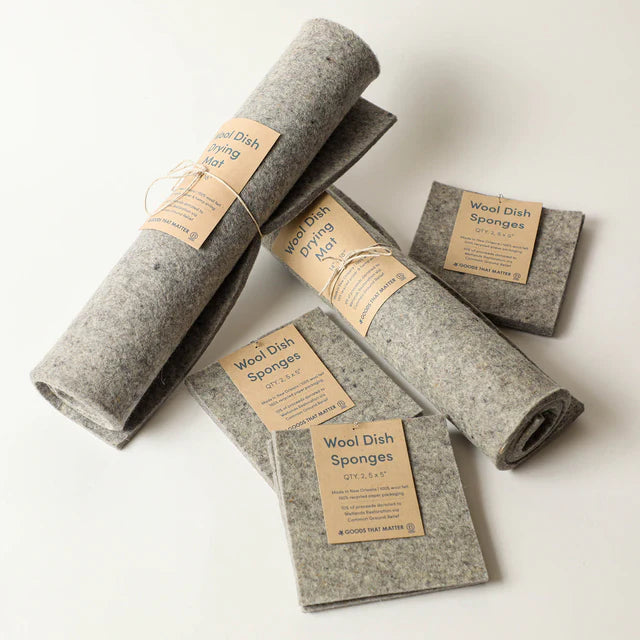 Wool Dish Drying Mat