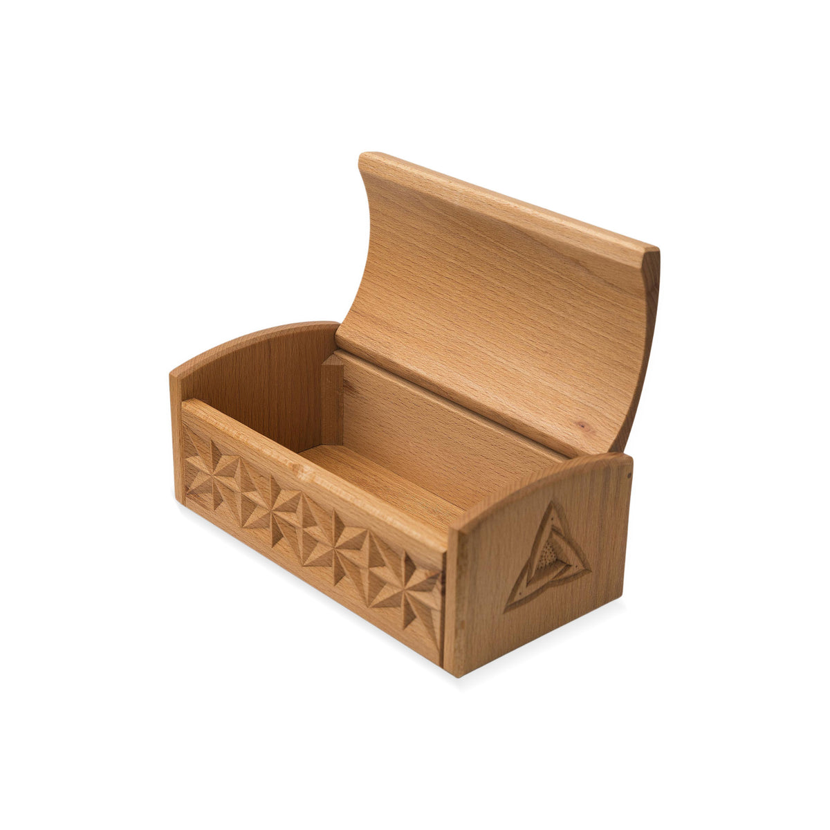 Eternity Symbol - a Hand Carved Beechwood Decorative Box