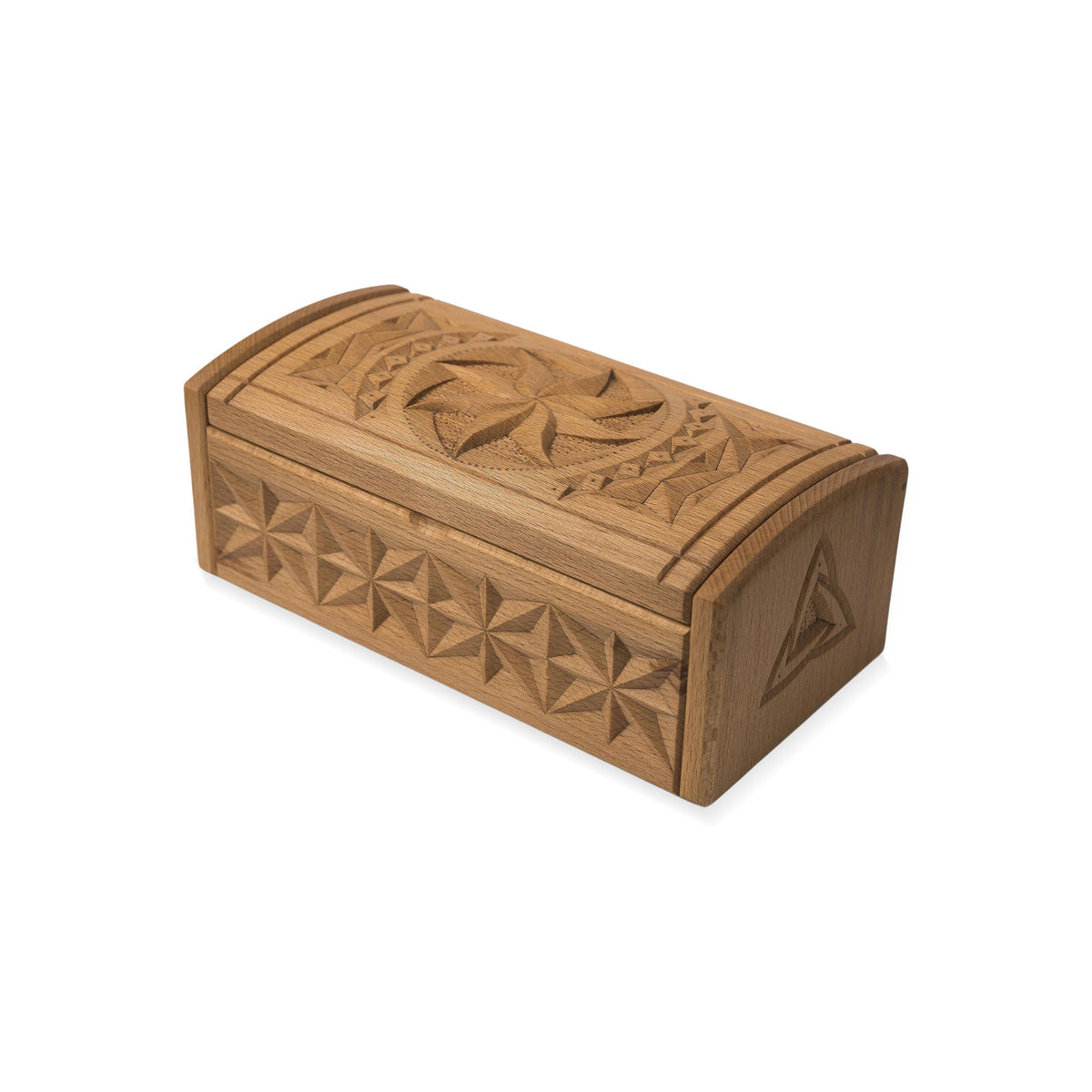 Eternity Symbol - a Hand Carved Beechwood Decorative Box