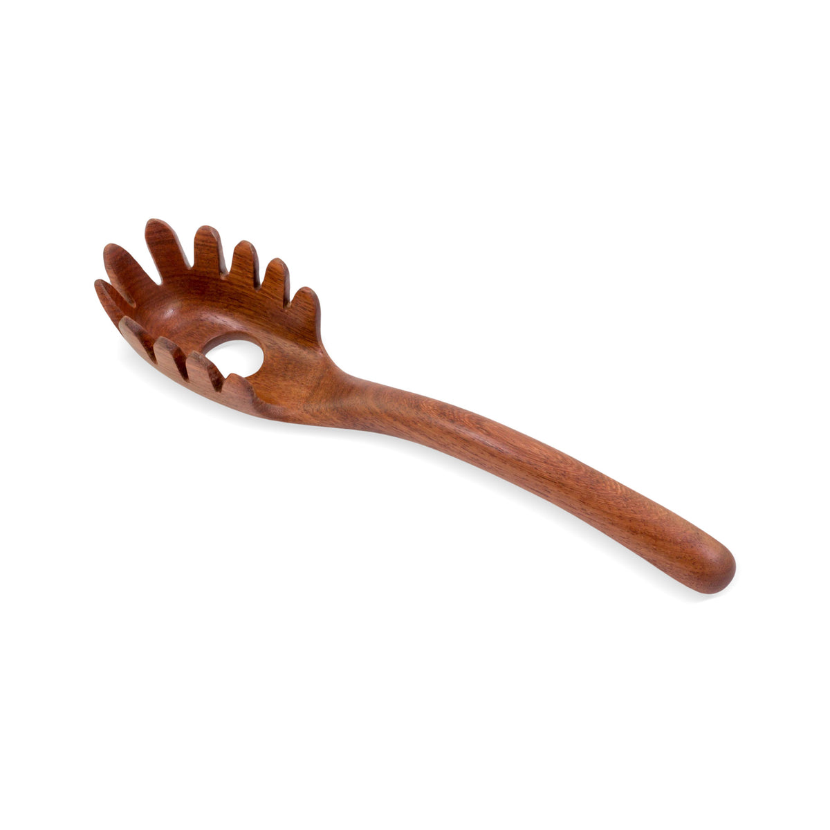 Hand Carved Manchiche Wood Spaghetti Spoon from Guatemala