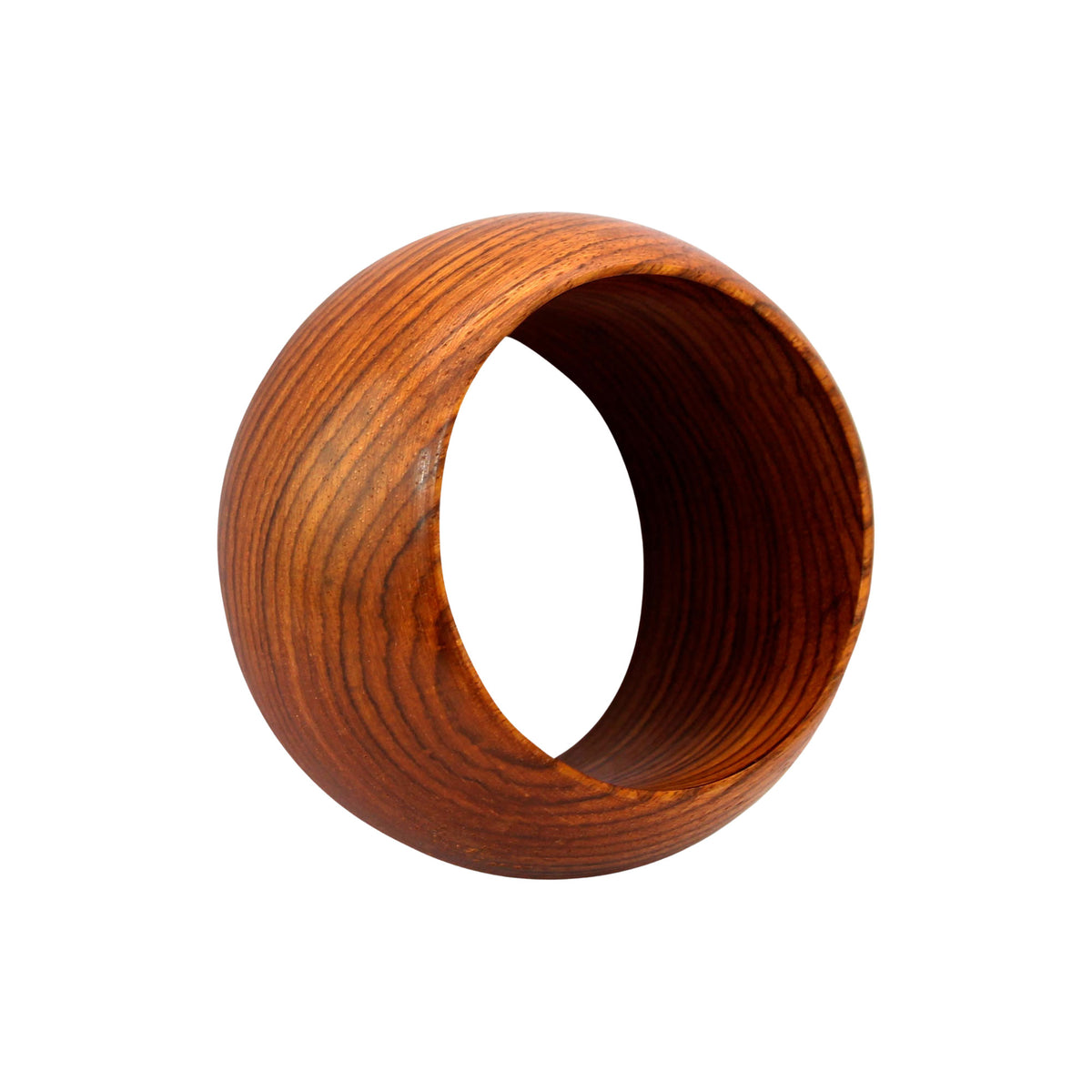 Mystical Lines - Hand Carved Mango Wood Bracelet