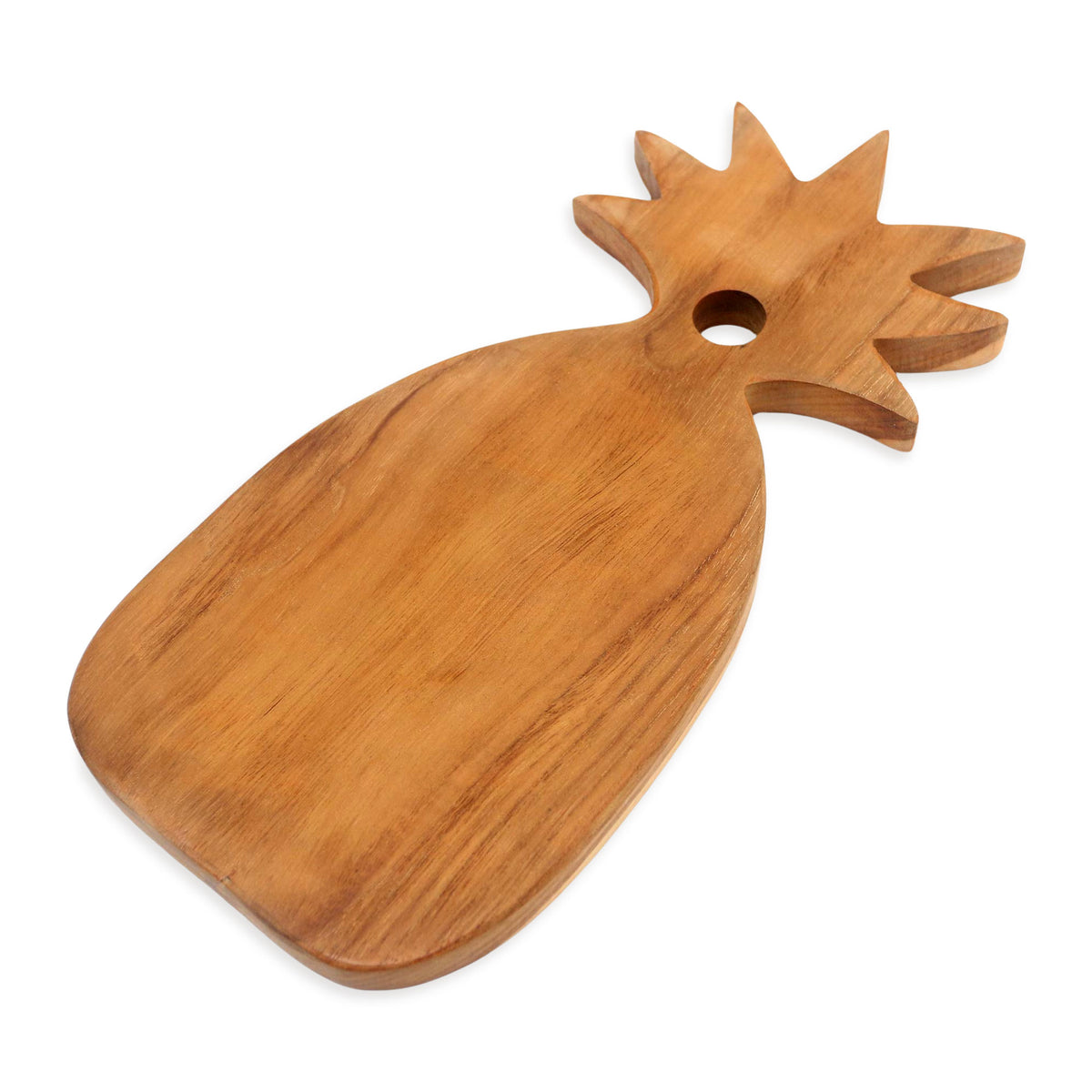 Hand Made Pineapple Teak Wood Cutting Board from Bali - Pineapple Feast
