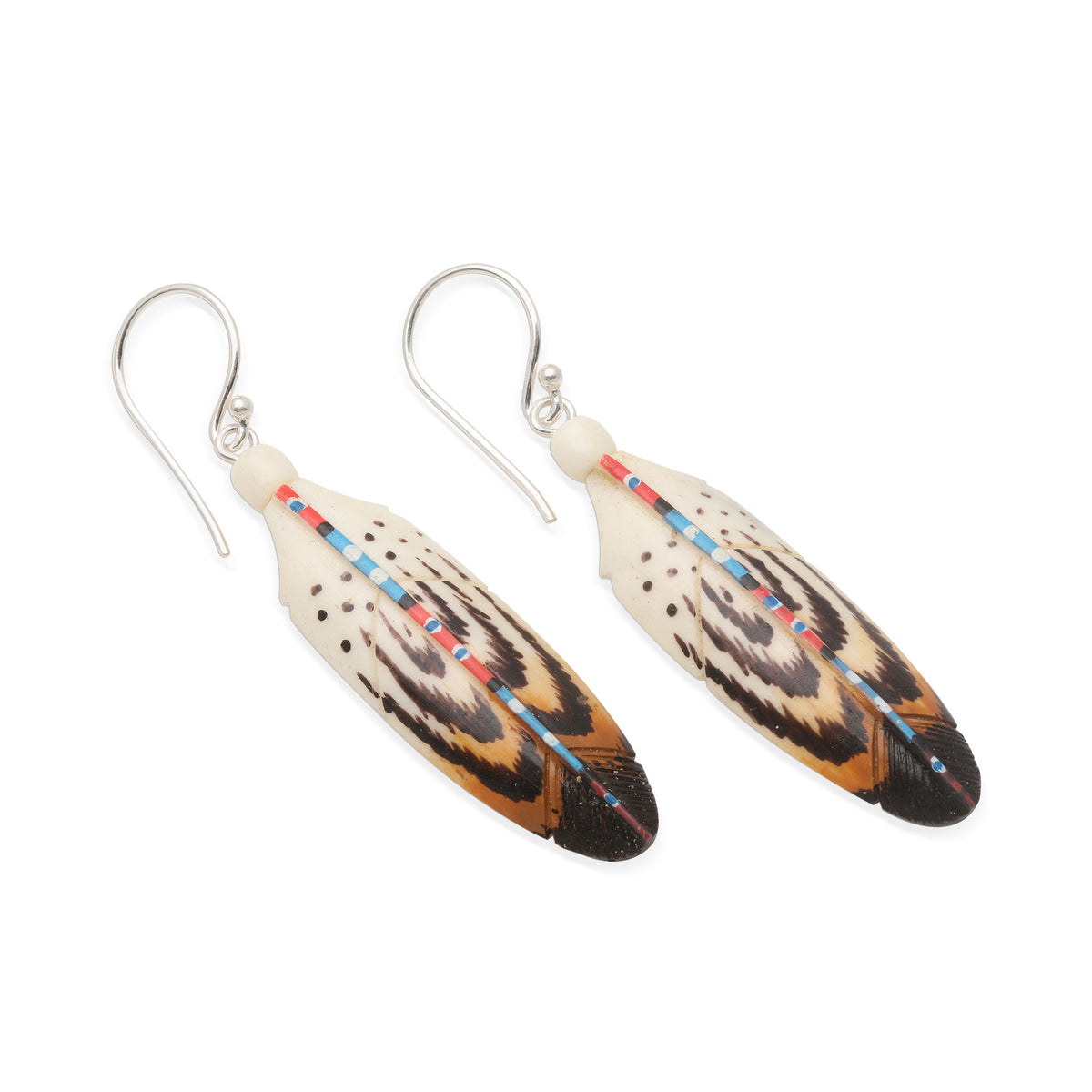 Falcon Feather - Handcrafted Falcon Feather Theme Earrings