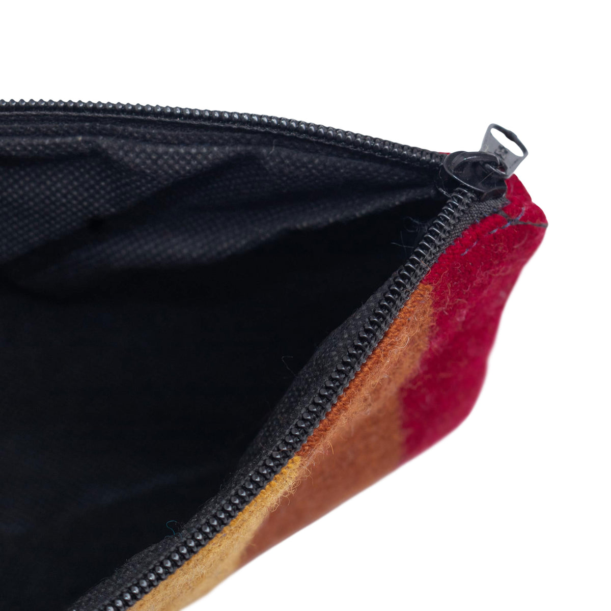 Peruvian Rainbow - Handloomed Multicolored Wool Clutch