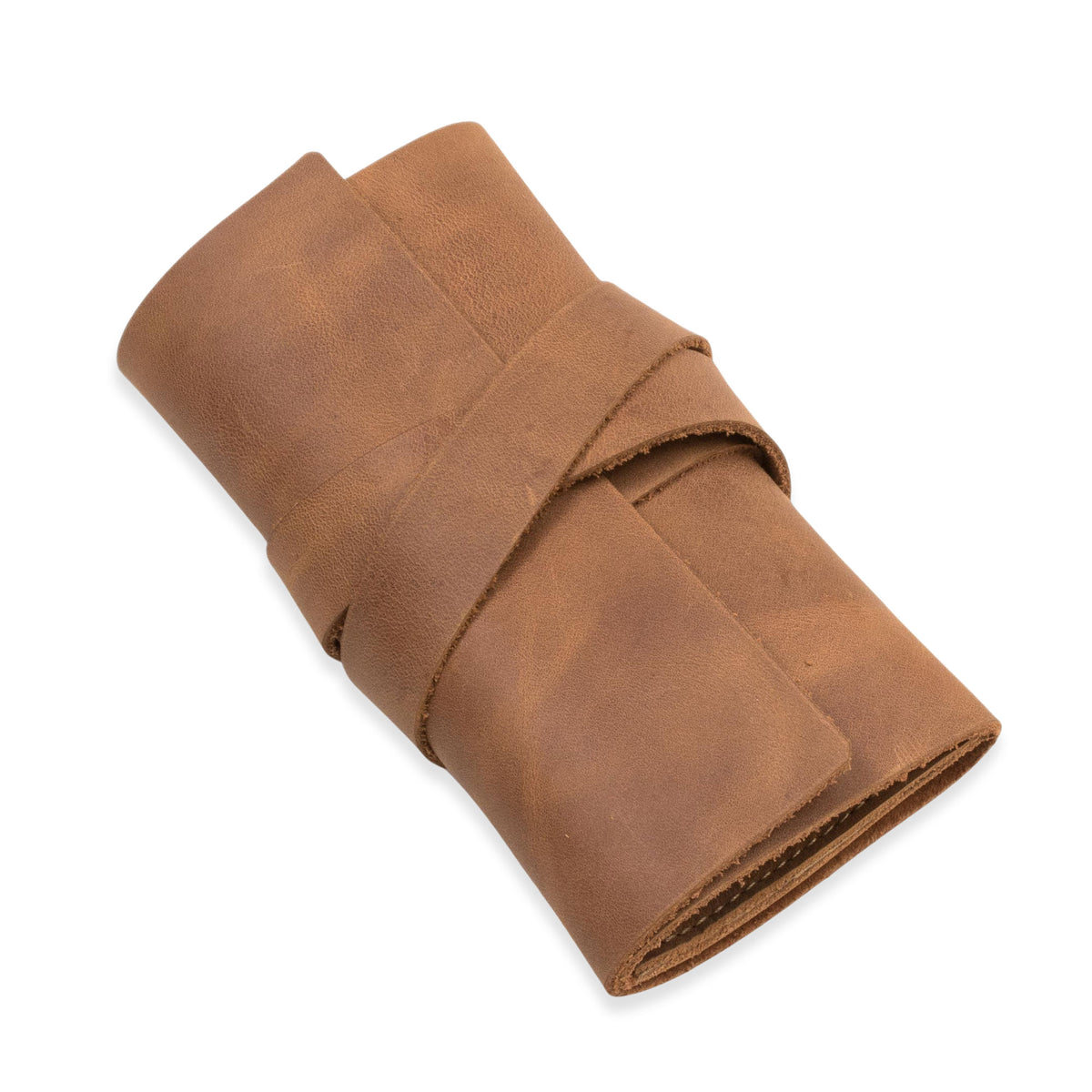 Handmade Leather Cable Case with Straps