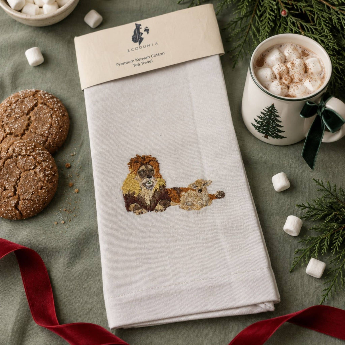 Custom Embroidered Tea Towel