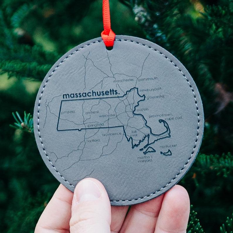 State Maps Ornament