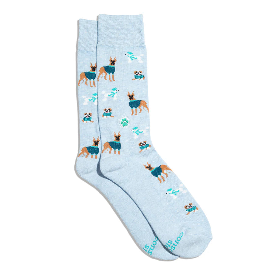 Socks that Save Dogs (Select from 10 Designs)
