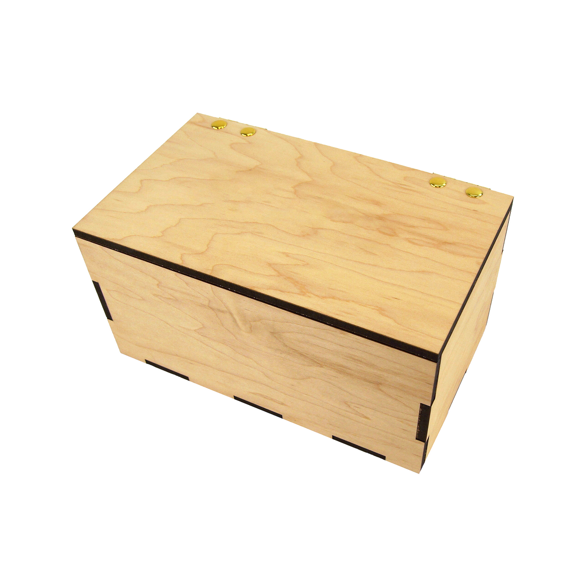 Wooden Maple Rocks Glass Gift Box