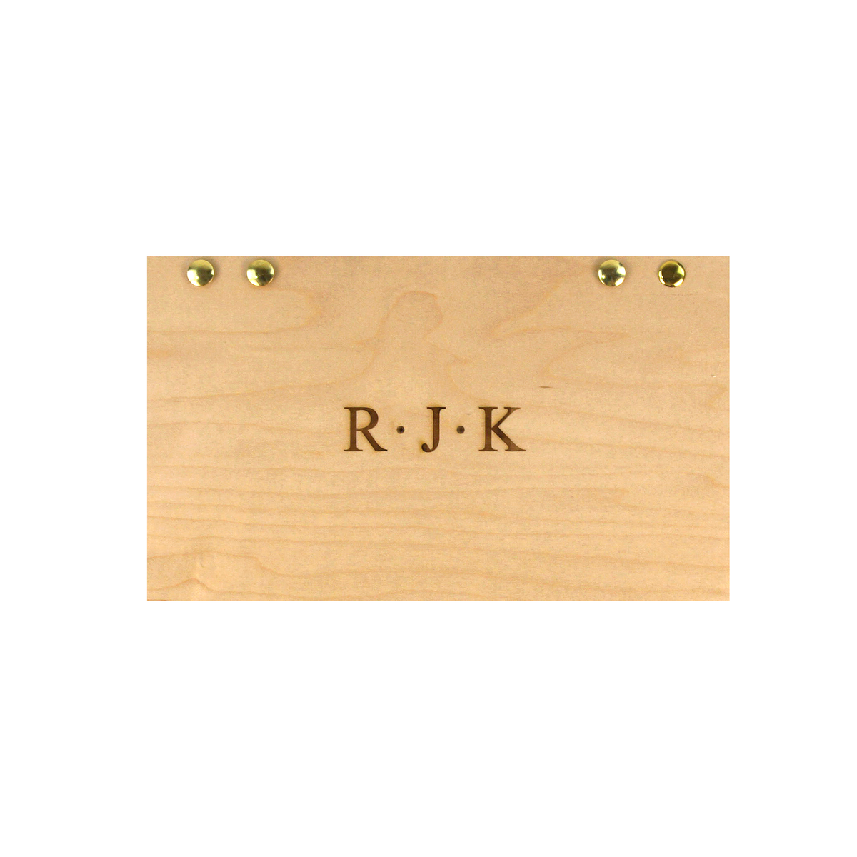 Wooden Maple Rocks Glass Gift Box
