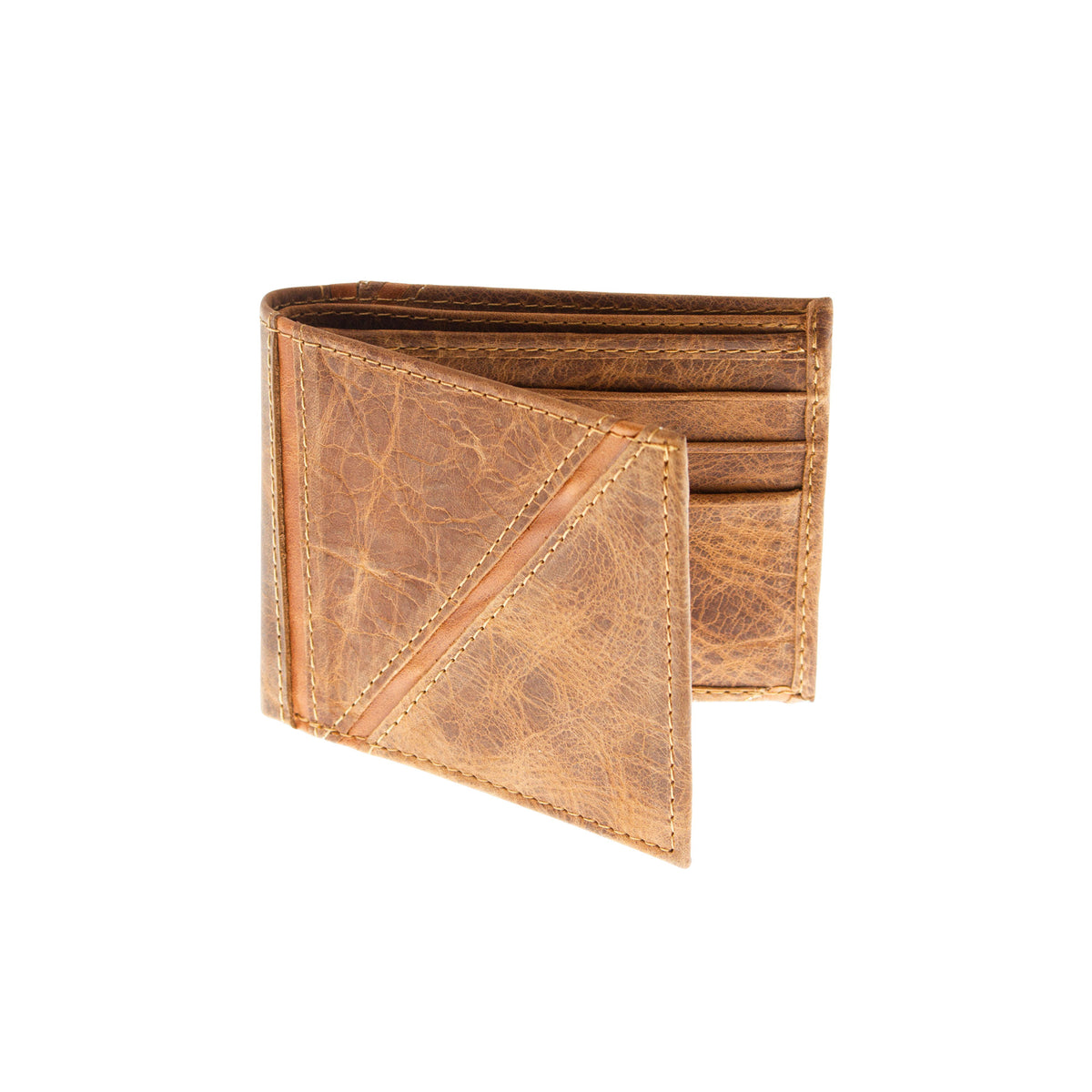 Minimalist in Brown - Men's Leather Wallet Travel Accessory