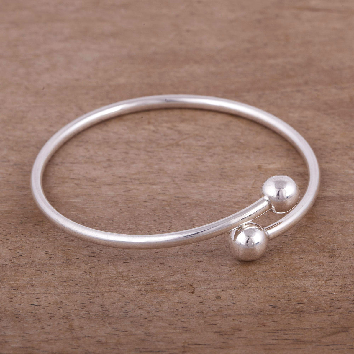 Peruvian Sterling Silver Modern Wrap Bracelet