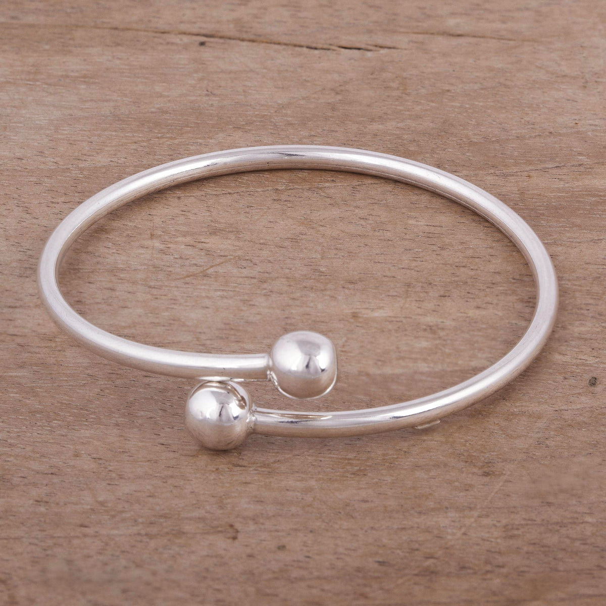 Peruvian Sterling Silver Modern Wrap Bracelet