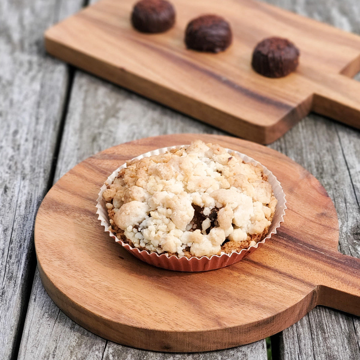 Small Wooden Round Serving Board