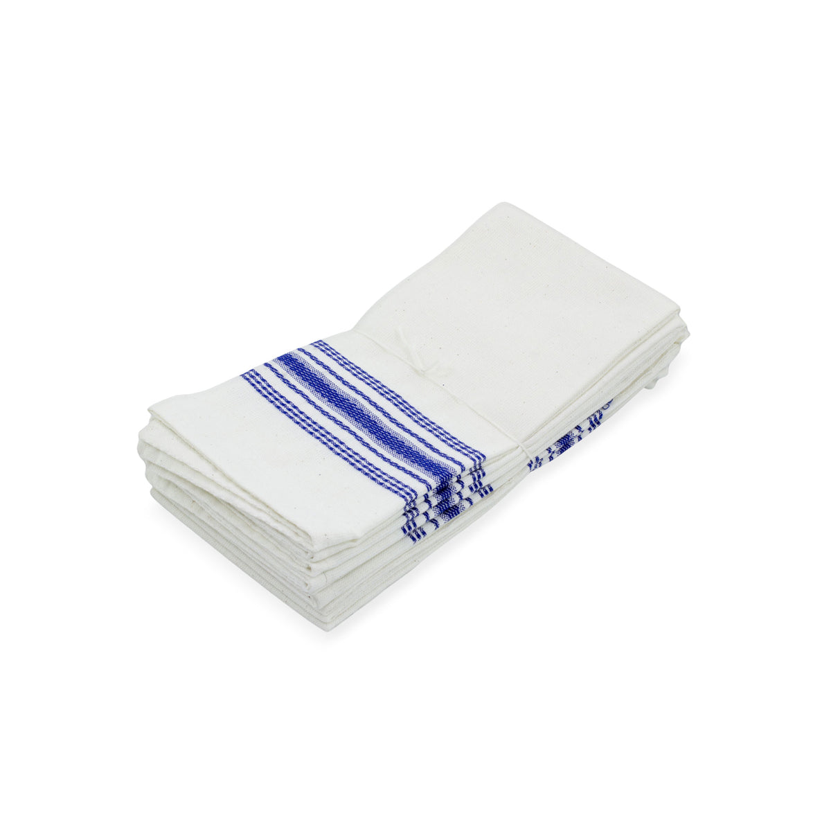Peaceful Stripes - a Set of 6 Striped 100% Cotton Napkins from Guatemala