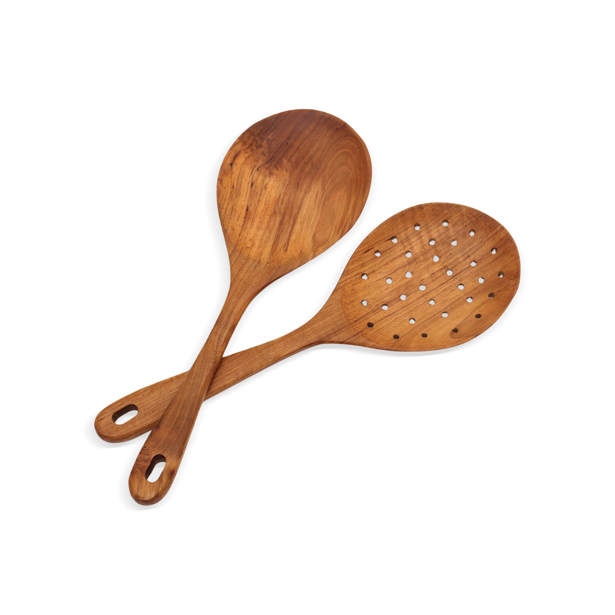 Teak Wood Serving Spoons Crafted in Bali