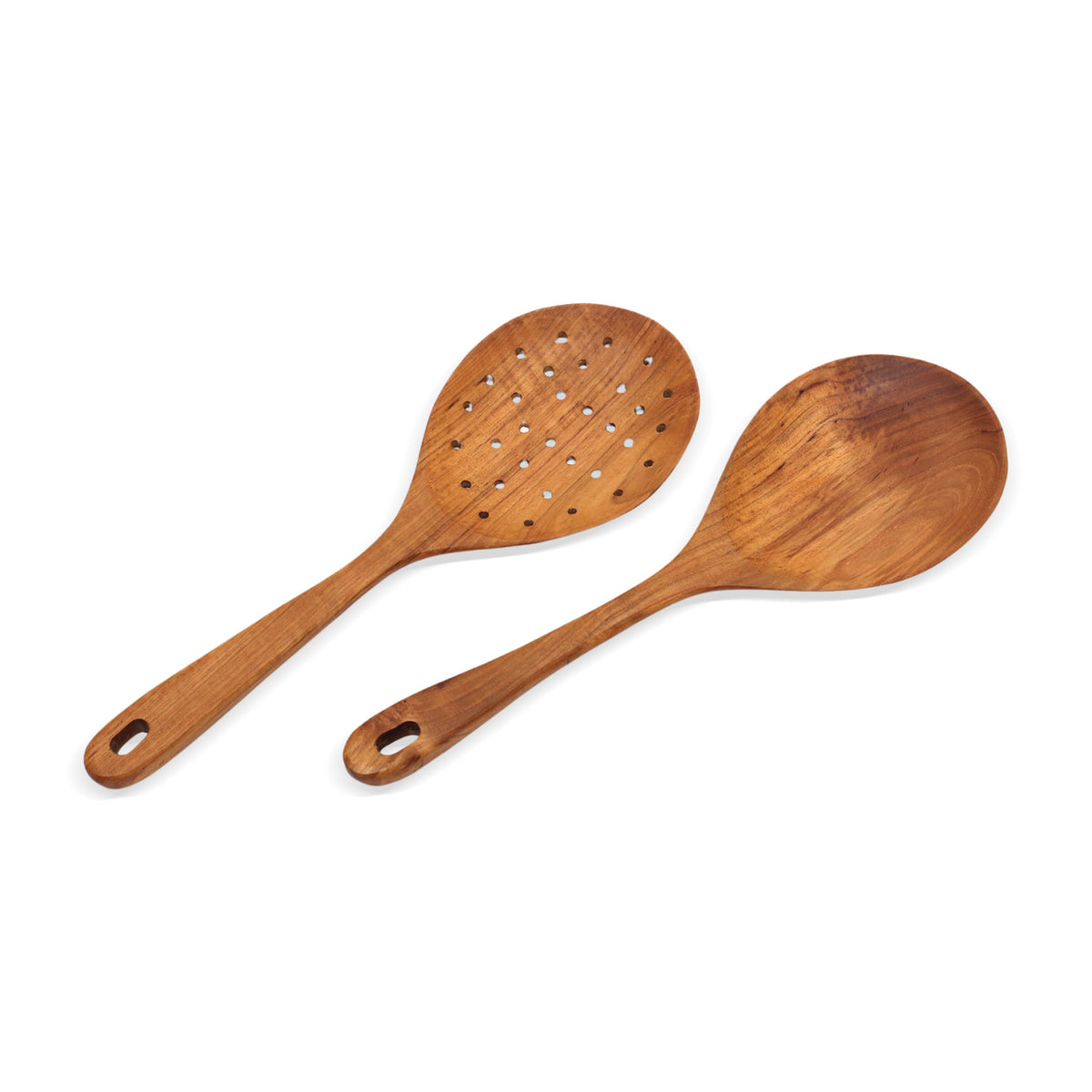 Teak Wood Serving Spoons Crafted in Bali