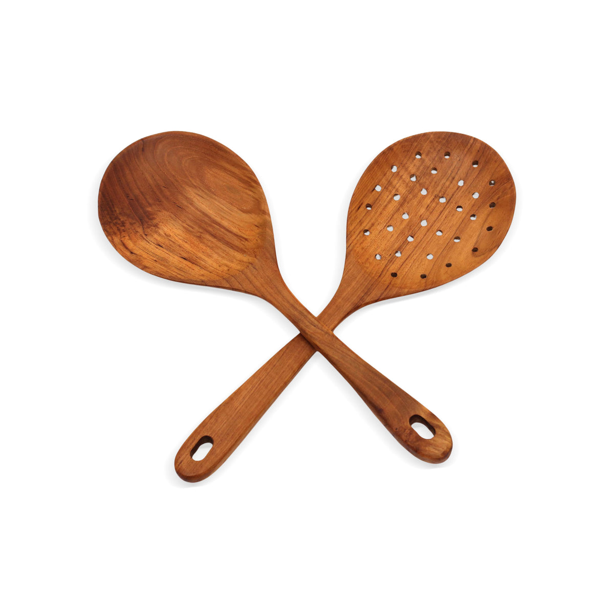 Teak Wood Serving Spoons Crafted in Bali