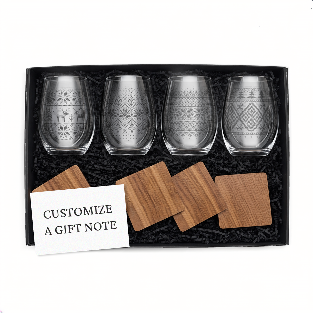 The Holiday Toast Curated Gift Box with gift note