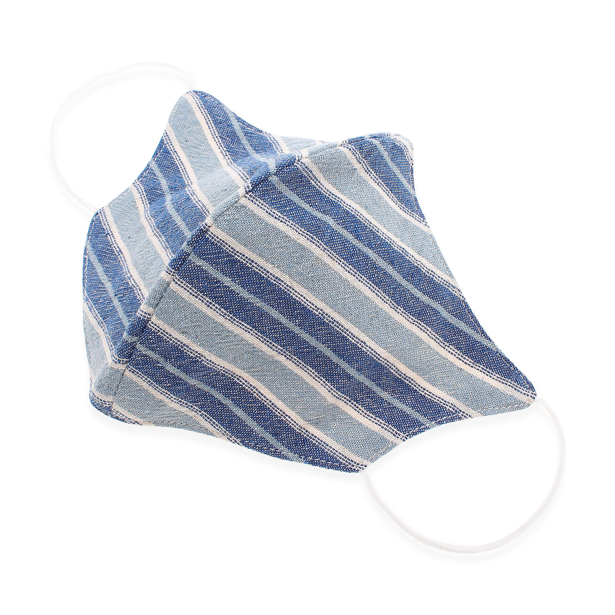 Sky Stripes - A Triple-Layer Cotton Face Mask