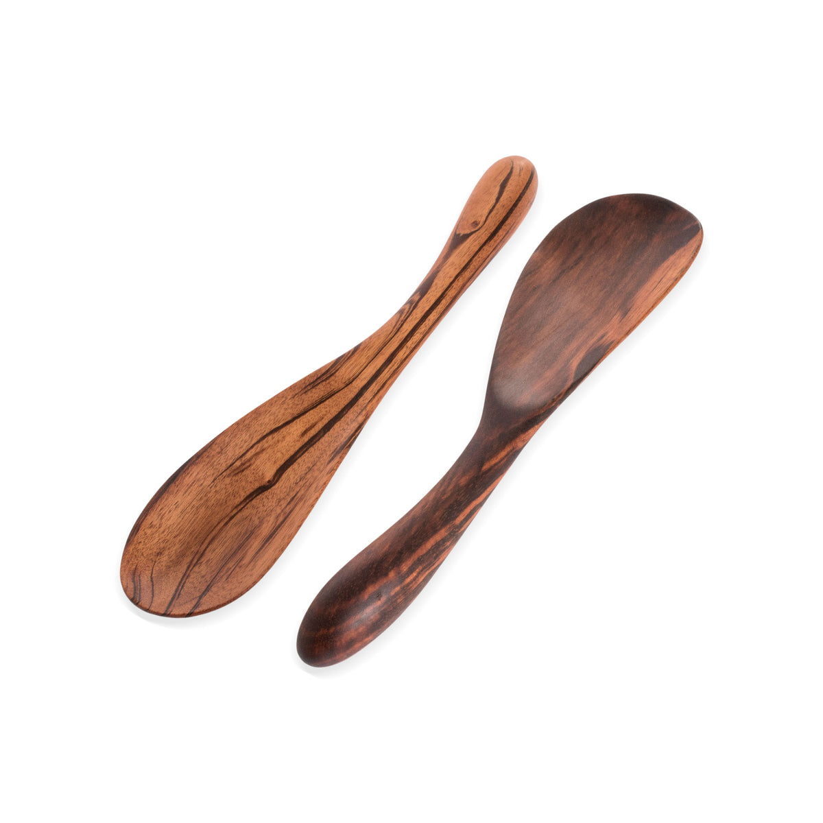 Unique Wood Serving Utensils (Pair) - Maya Cuisine