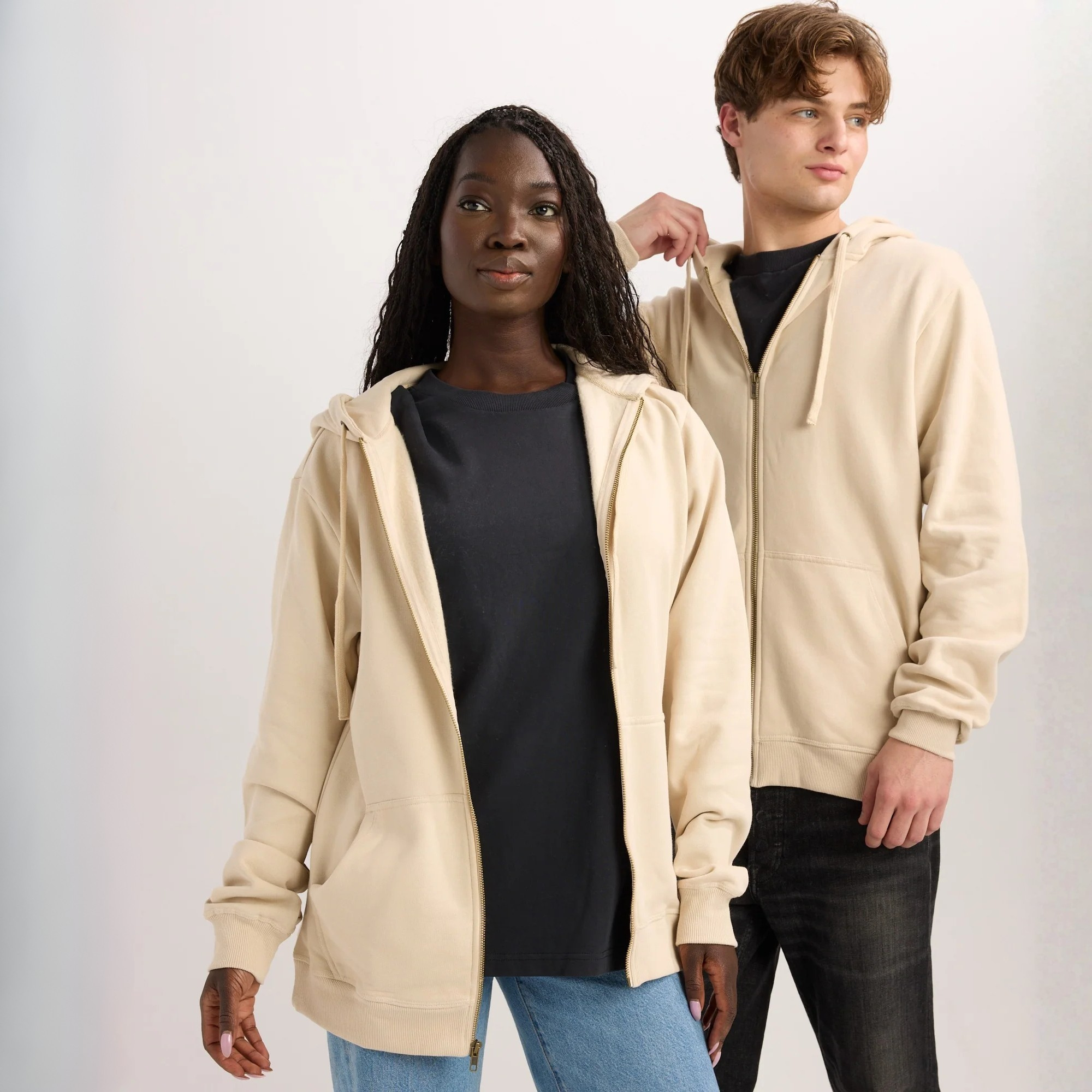 Unisex Zip Hoodie