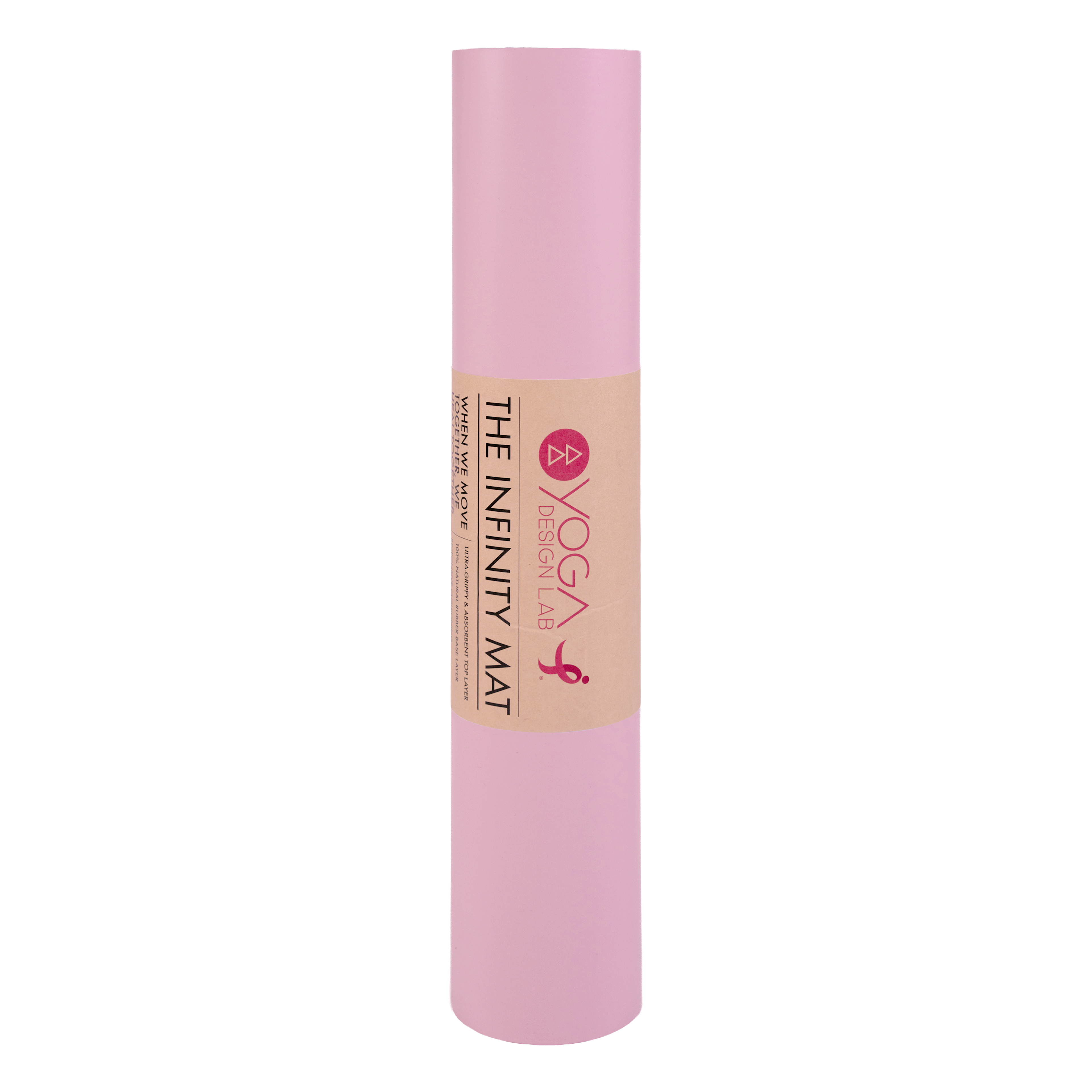 Pink Ribbon Infinity Yoga Mat in 5mm