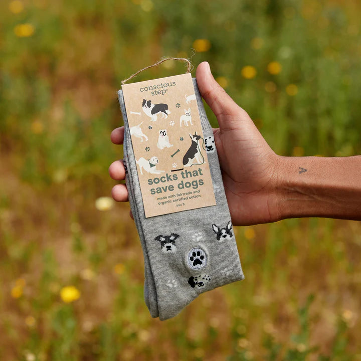 Socks that Save Dogs (Select from 10 Designs)