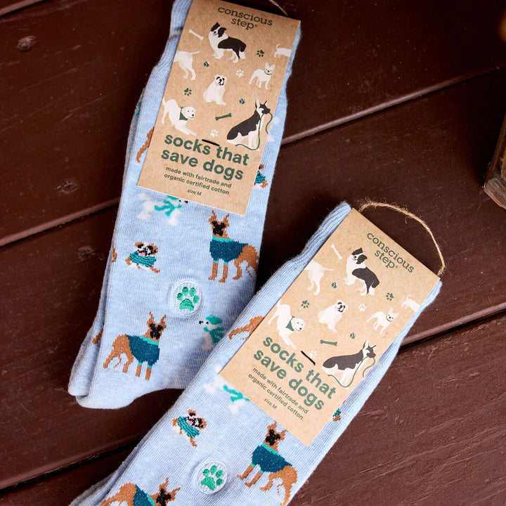 Socks that Save Dogs (Select from 10 Designs)