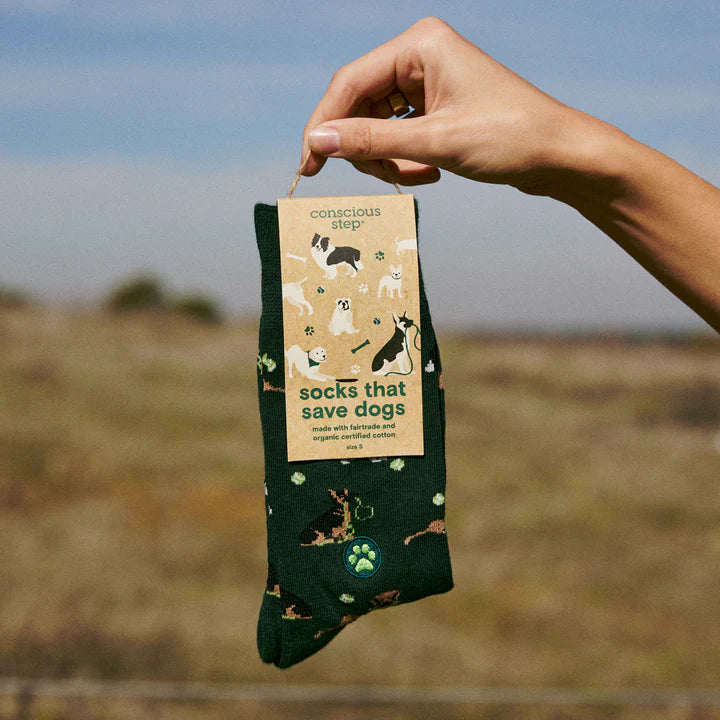 Socks that Save Dogs (Select from 10 Designs)