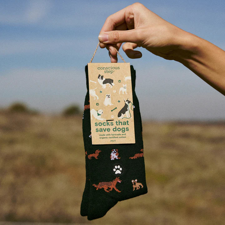 Socks that Save Dogs (Select from 10 Designs)
