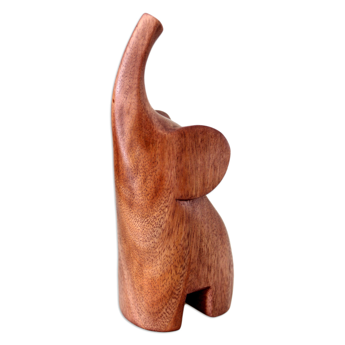 Handmade Wood Sculpture - Essential Elephant