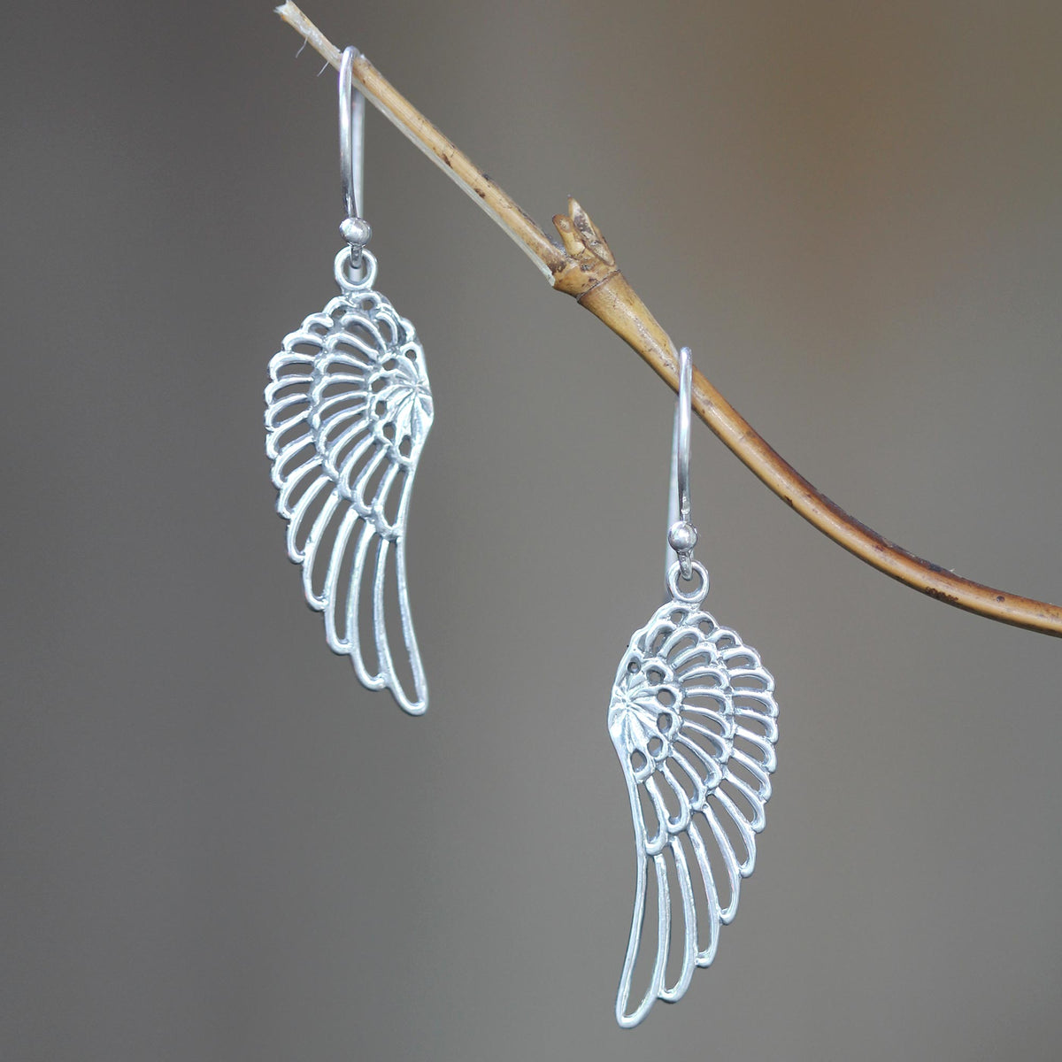 Sterling Silver Dangle Earrings - Angelic