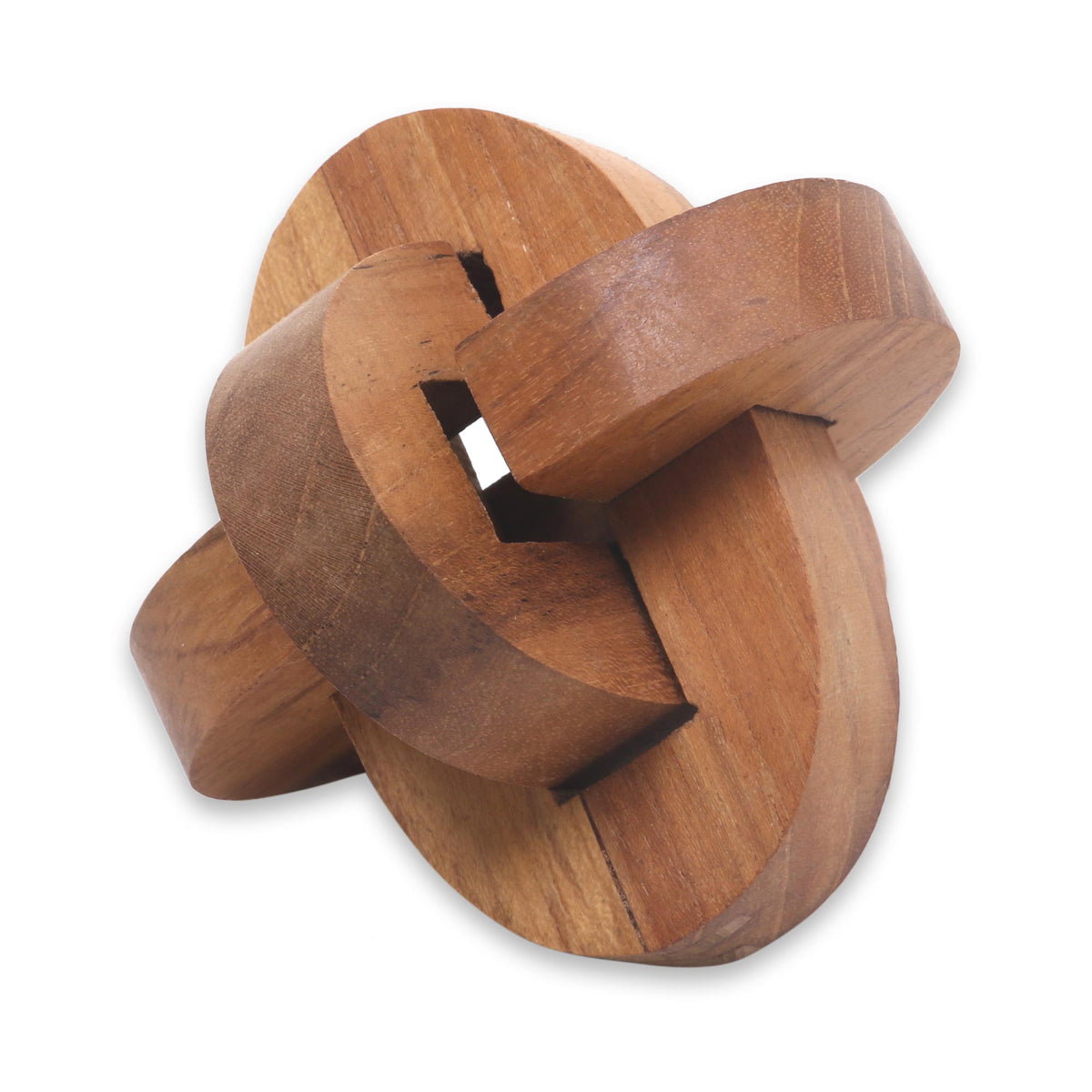 Chain Hook - A Small Wooden Pub Game Puzzle from Javanese Artisan