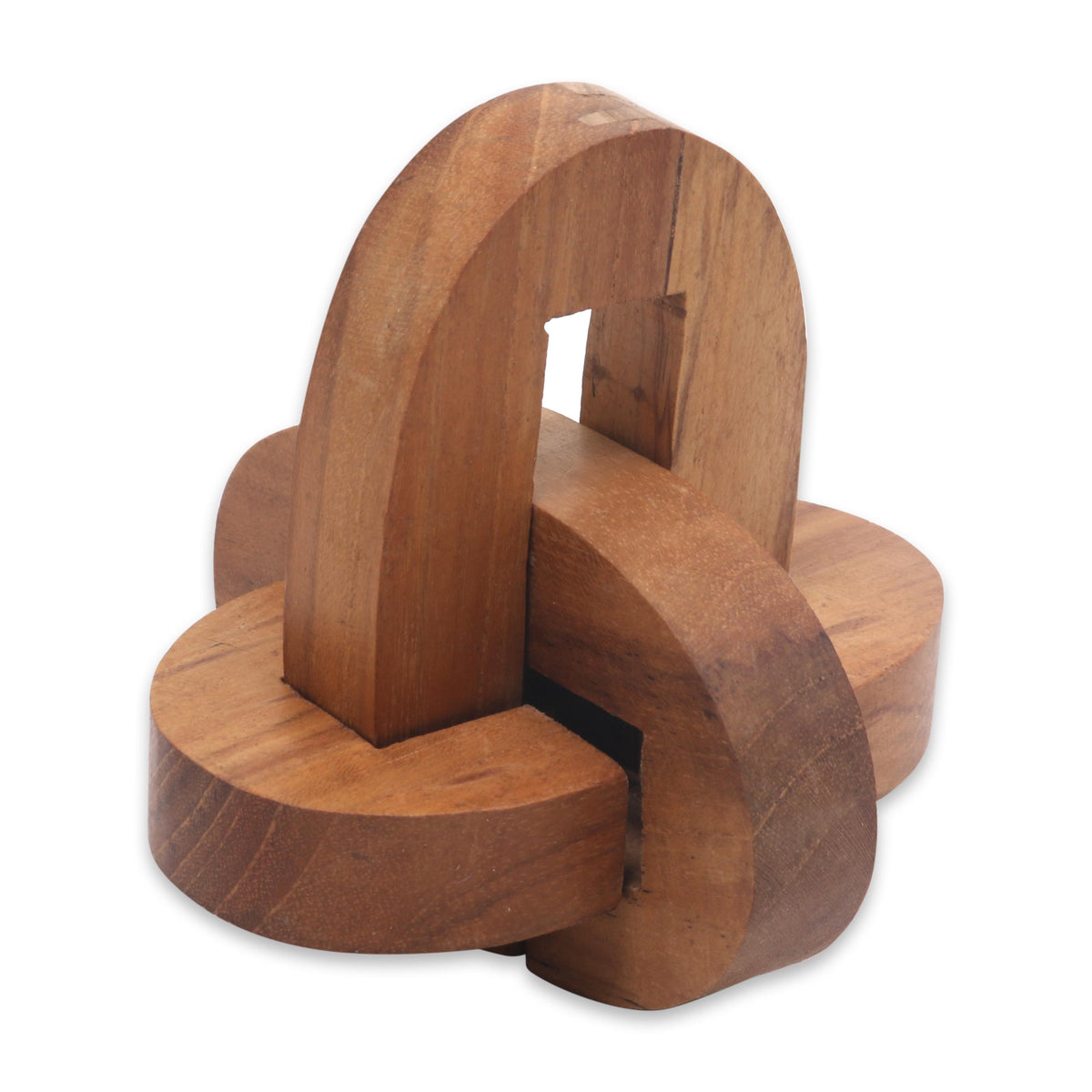 Chain Hook - A Small Wooden Pub Game Puzzle from Javanese Artisan