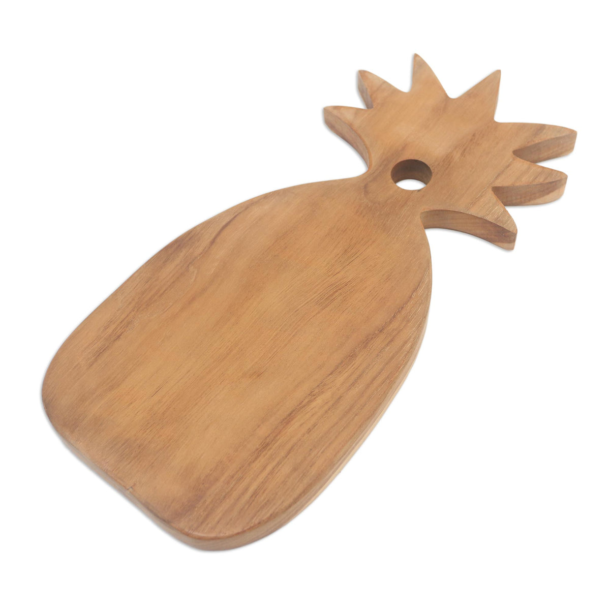 Hand Made Pineapple Teak Wood Cutting Board from Bali - Pineapple Feast