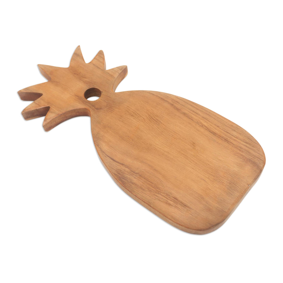 Hand Made Pineapple Teak Wood Cutting Board from Bali - Pineapple Feast