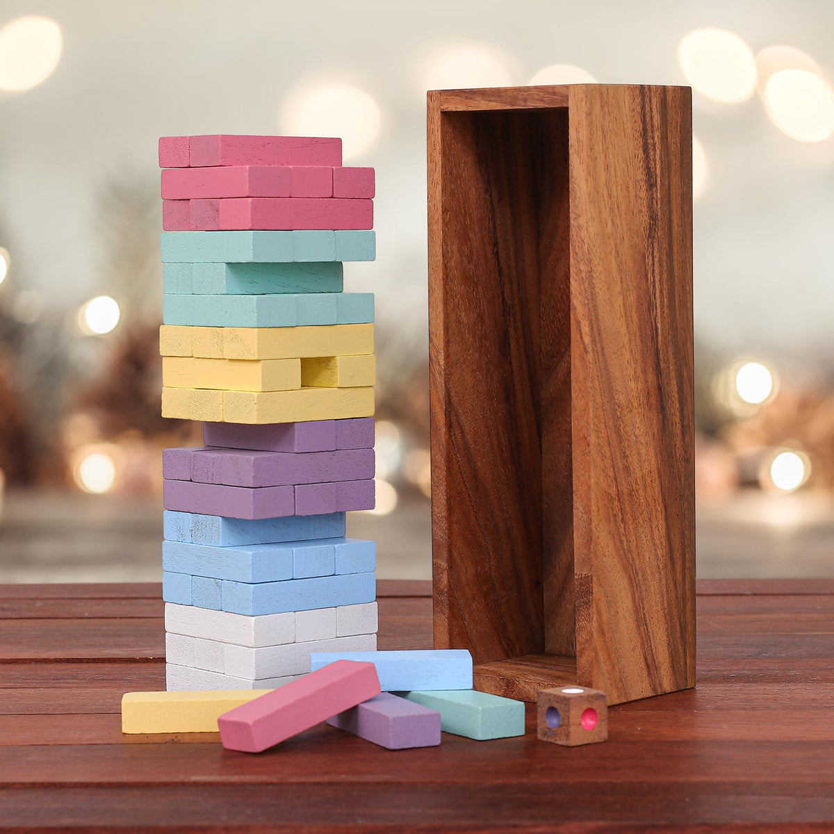 Colorful Balance In Medium Wood Puzzle